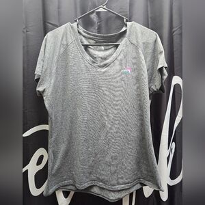 The North Face Women's Heather Gray V-Neck Tee